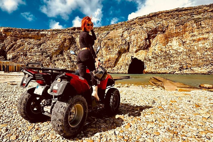 Gozo Full-Day Quad Tour with Private Boat to Gozo & return