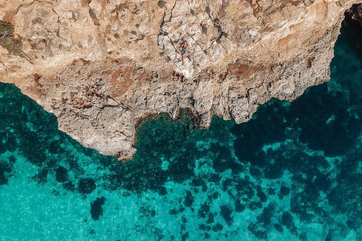 From Sliema: Three Bay Cruise with Lunch and Optional Transfers