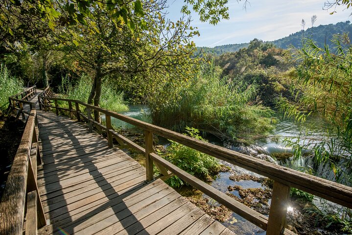 From Trogir, Seget, Okrug: Krka Waterfalls & Šibenik Culture Tour