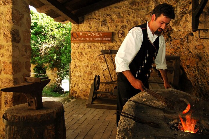 From Trogir, Seget, Okrug: Krka Waterfalls & Šibenik Culture Tour