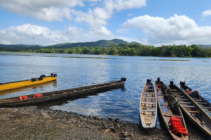 Panama City Visit an Indian town Embera and waterfall with lunch