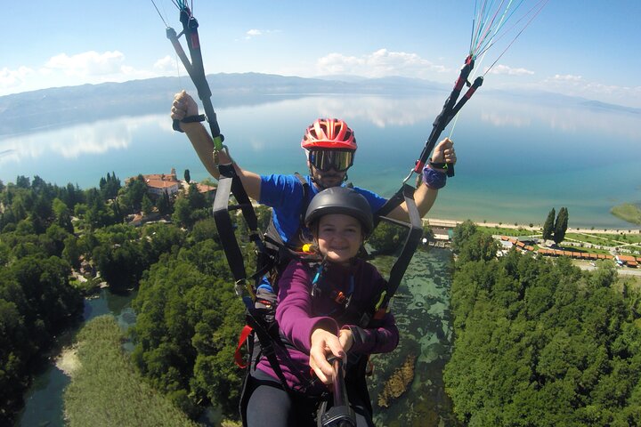 Private Paragliding in Ohrid