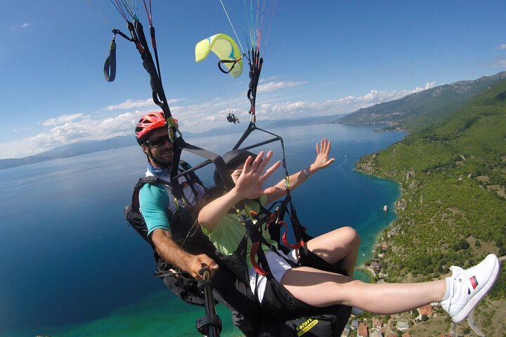 Private Paragliding in Ohrid