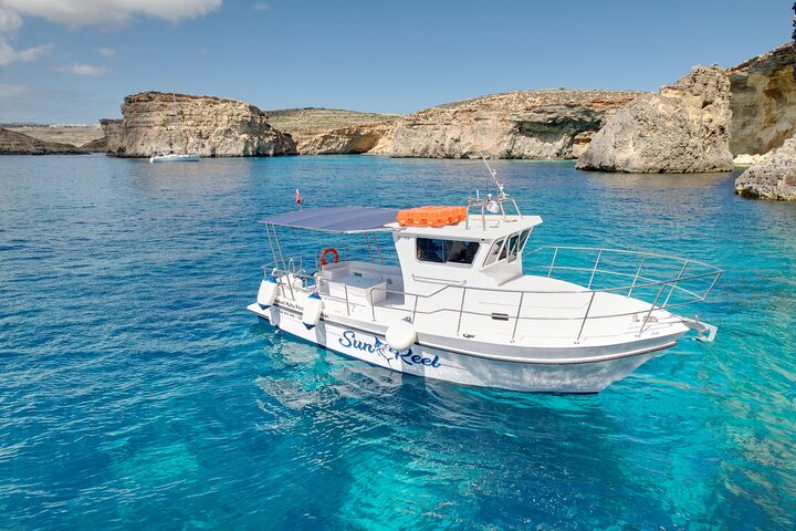 Full Day Private Boat Charters Malta: Blue Lagoon, Comino & Gozo