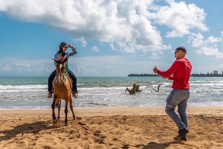 Luquillo Beach Horse Ride from Carabalí Rainforest Adventure Park