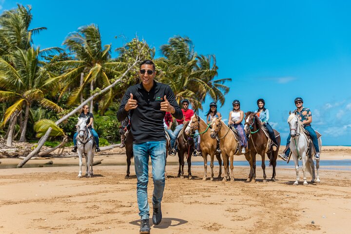 Luquillo Beach Horse Ride from Carabalí Rainforest Adventure Park