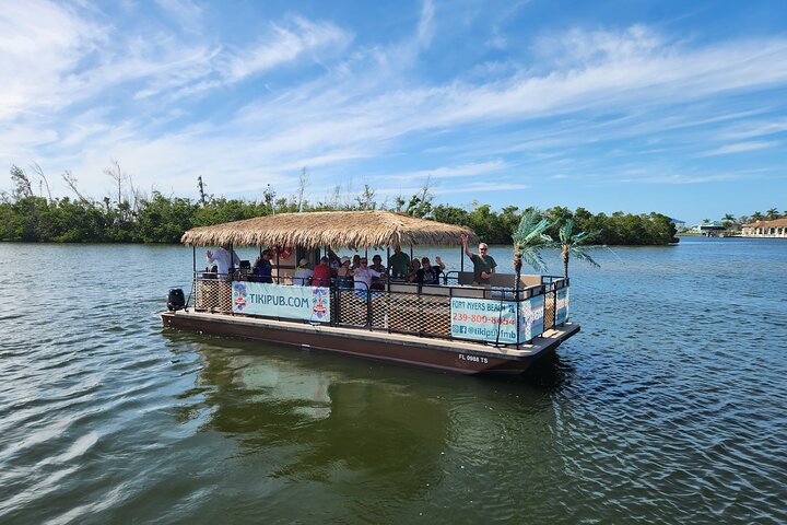 Ft Myers Beach 2 Hour Tiki Pub Fun in the Sun Dolphin Cruise
