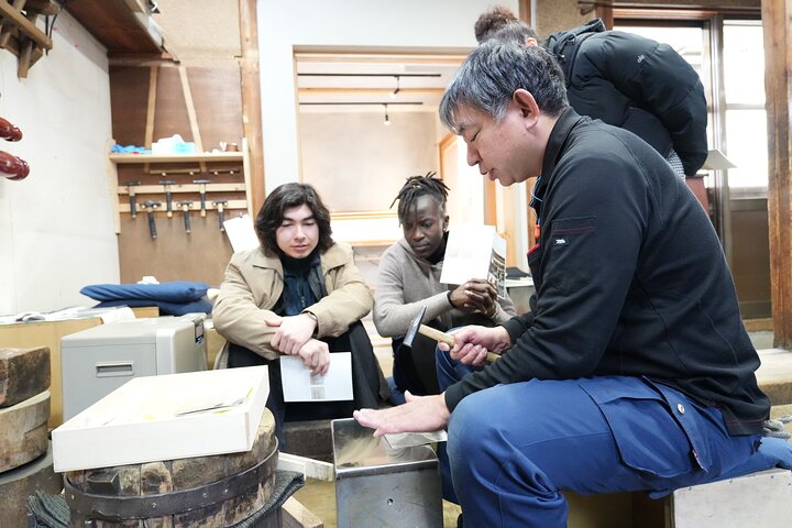 Tin Plate Making Experience in Toyama