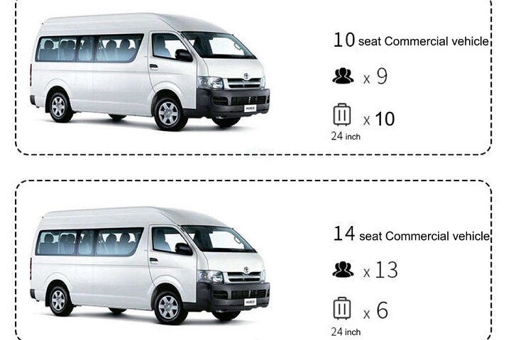 Airport transfer between Narita and Mount Fuji or Hakone Onsen