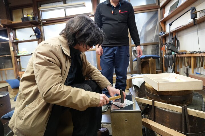 Tin Plate Making Experience in Toyama