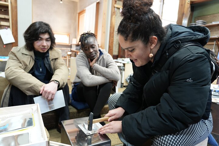 Tin Plate Making Experience in Toyama