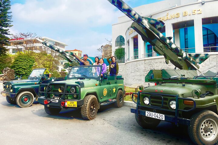 Hanoi Jeep Tour: Food, Culture and Fun by Vietnam Army Jeep