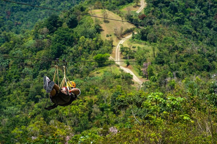 The Beast Zipline at Toroverde Adventure Park in Puerto Rico