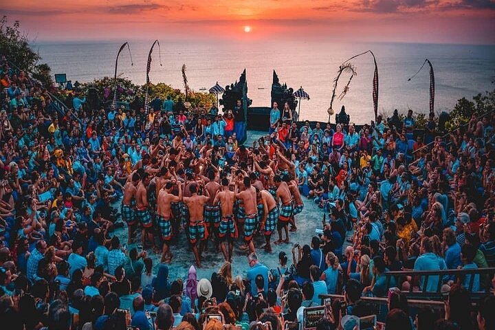 Kecak Fire Dance and Uluwatu Temple with Private Car Service