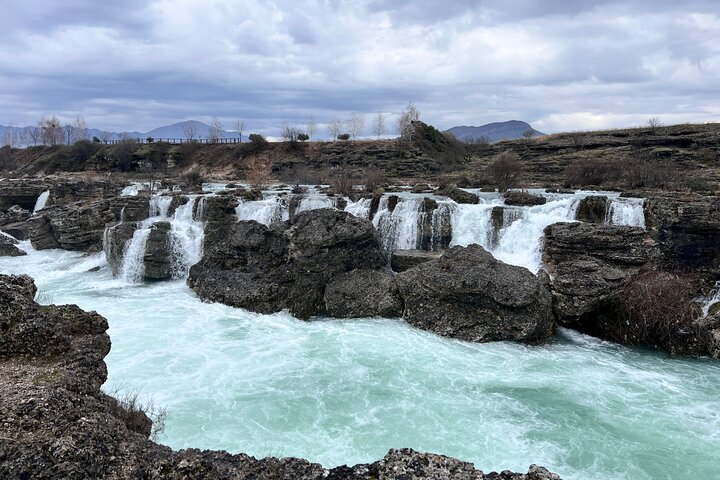 Ostrog monastery, Niagara waterfalls & Skadar Lake from Podgorica