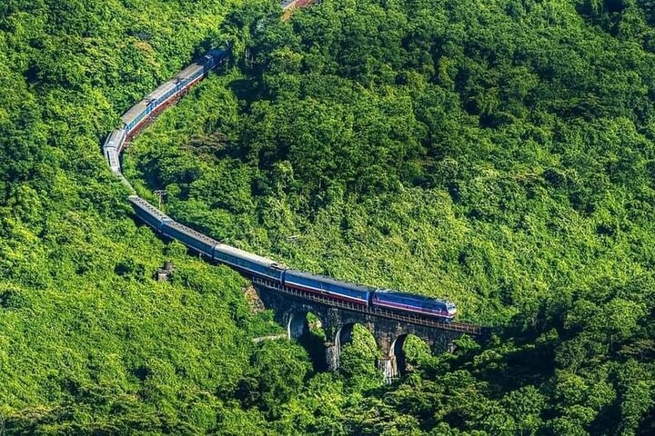 Hue Citadel tour by authentic Train via Hai Van Pass from Da Nang
