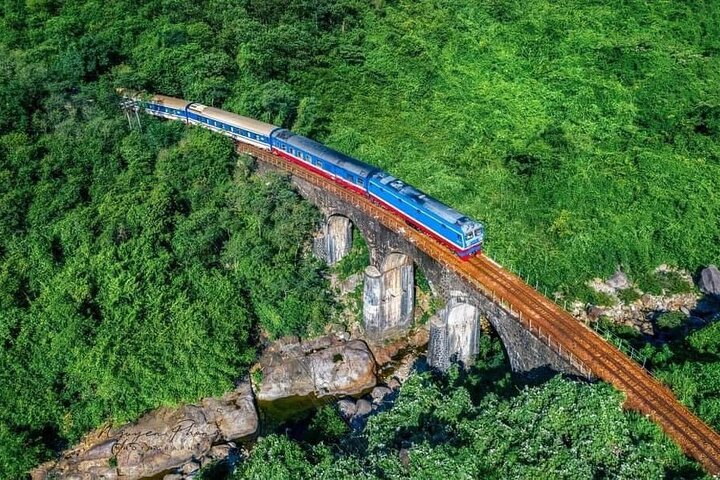 Hue Citadel tour by authentic Train via Hai Van Pass from Da Nang