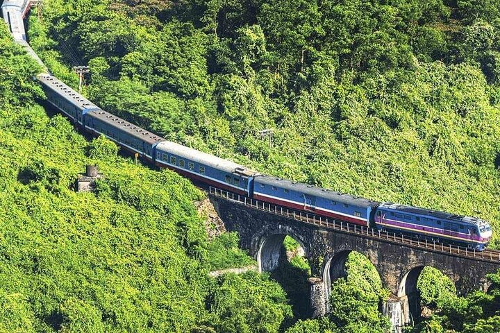 Hue Citadel tour by authentic Train via Hai Van Pass from Da Nang