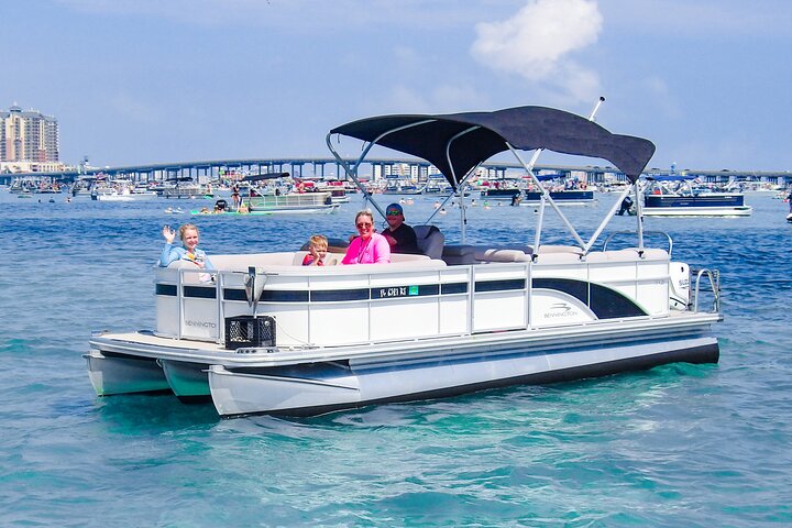 9Hour Pontoon Boat Rental in Navarre,FL Relax & Explore the Coast