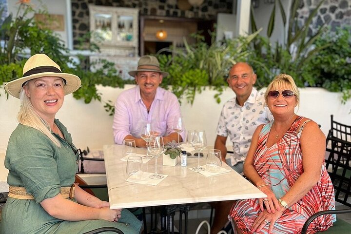 Santorini Wine Tasting & Premium Lunch at Award-Winning Winery