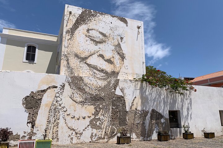 Walking tour with traditional music in Mindelo