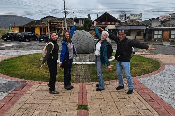 Otavalo Market, Art and Music with Middle of the World (Sundial)