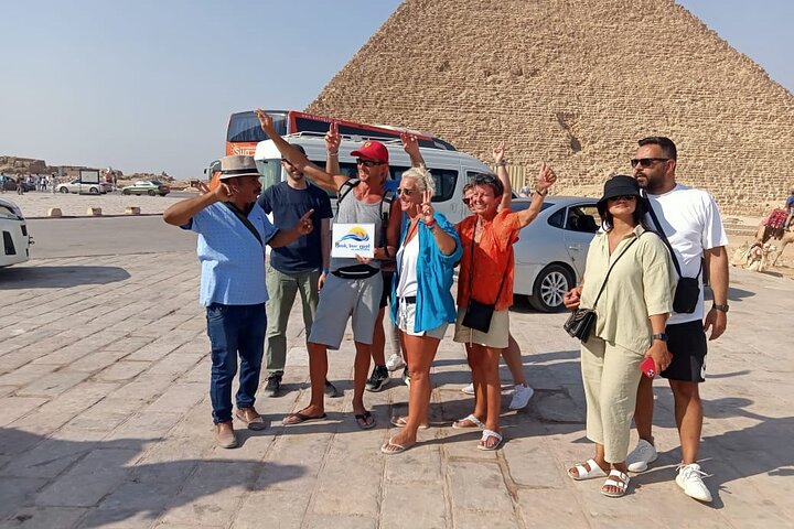 Grand Egyptian Museum & Pyramids & sphinx from Sharm el Sheikh