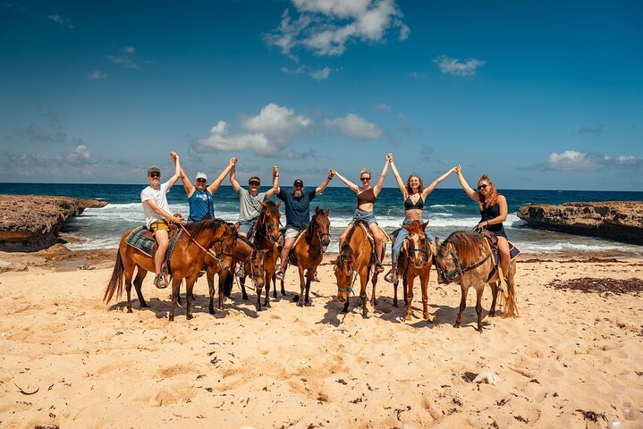 Aruba Ecological & Coastline Horseback Ride with Beach Photo Stop