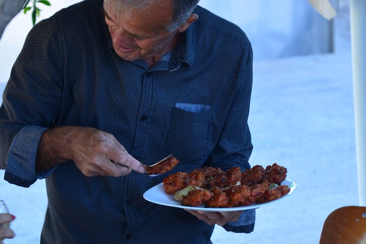 Santorini Family Farm Food & Wine Tour with Cooking Class