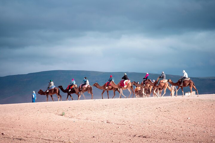 Agafay Desert: Dinner Show with Quad Bike and Sunset Camel Ride
