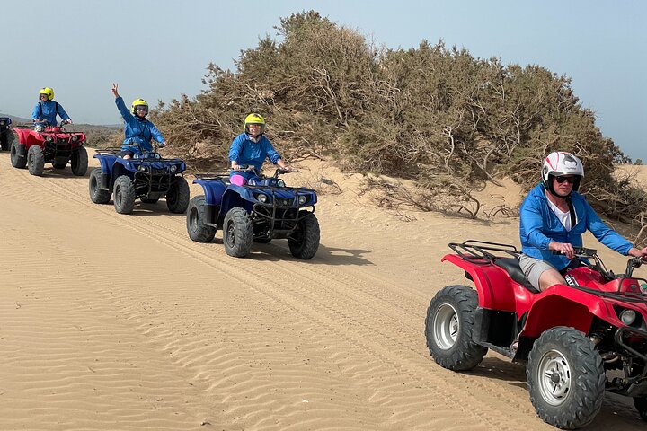 Essaouira P2: dunes wipe & beaches in quad with transfer