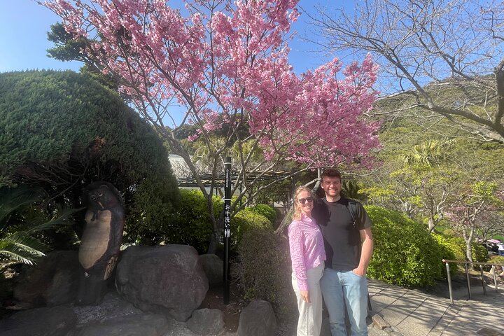 Hot Spring Beppu Onsen with Blue Hell cozy Tour by Car and walk