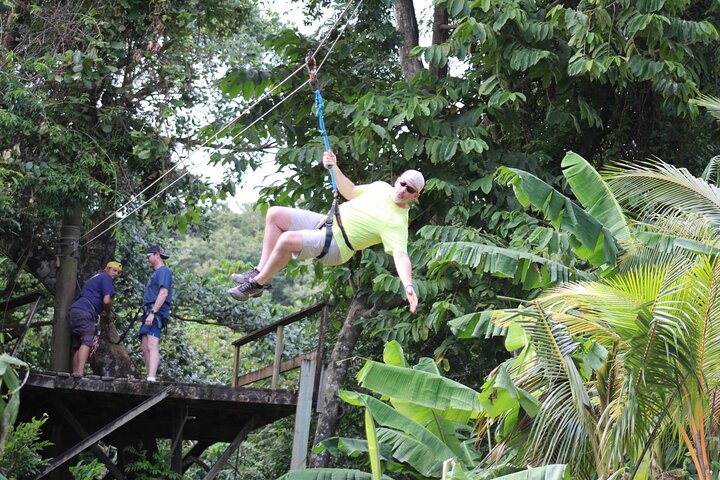 Roatan Zip Line Adventure with Monkey & Sloths Combo