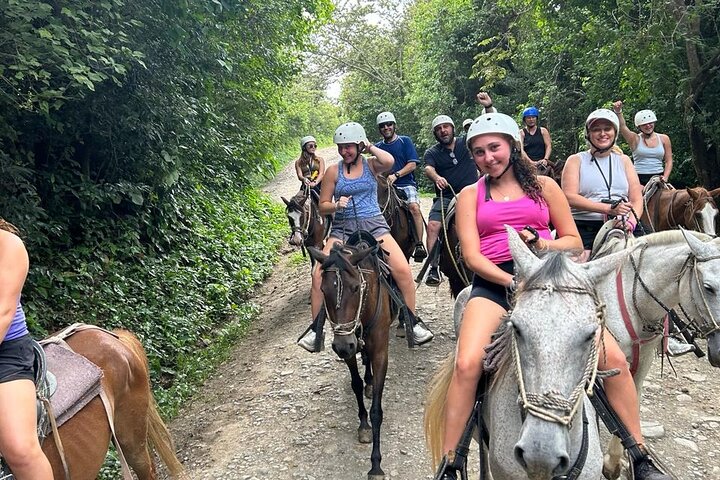 Adventure in Volcano Combo Tour! - Zip Line, Waterfall, Hot Springs and More