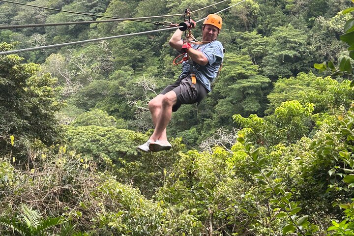 Adventure in Volcano Combo Tour! - Zip Line, Waterfall, Hot Springs and More