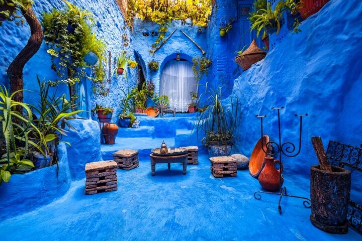 Full-day guided tour from Rabat to Chefchaouen iconic blue city