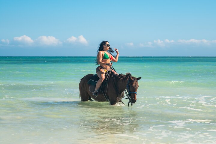ATV, Bamboo Rafting, Horseback Ride n Swim Guided Tour