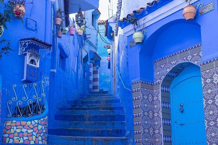 Full-day guided tour from Rabat to Chefchaouen iconic blue city