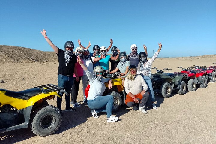 Marsa Alam Sunset Quad Safari with Camel Ride, BBQ Dinner
