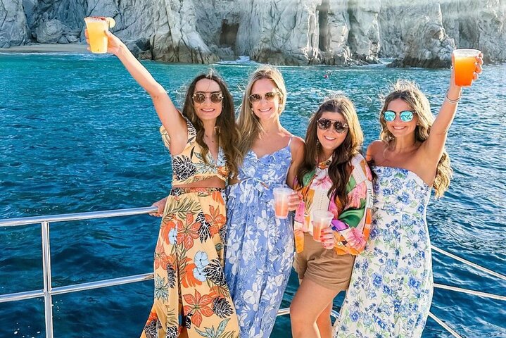 Cabo San Lucas Sunset Cruise with Open Bar and Snacks