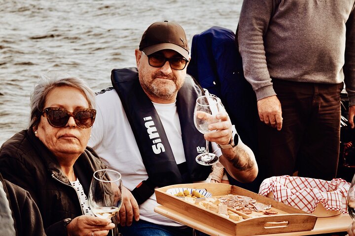 Boat Trip on the Miño River Sailing between Walls