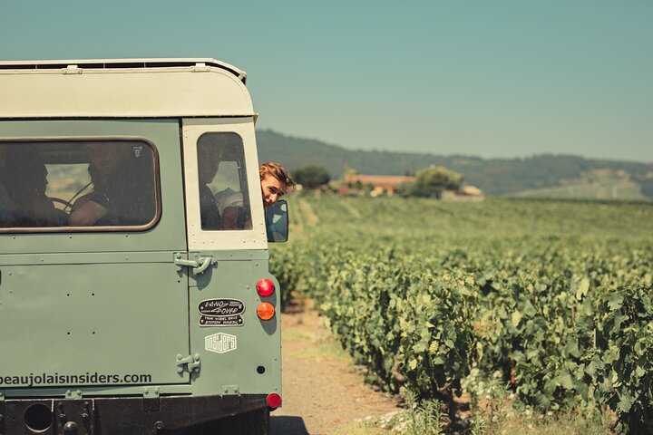 Full Day Private Vintage Land Rover Tour of Beaujolais & Burgundy