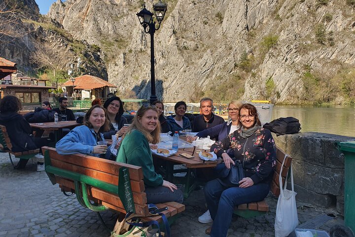 Skopje: Canyon Matka, St. Pantelemon, Millennium Cross & Brunch