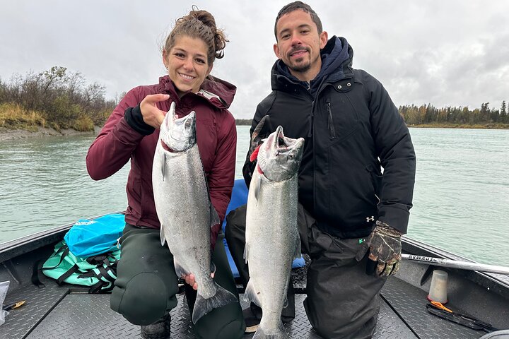 Half day Alaska Salmon Fishing on the Kenai Peninsula
