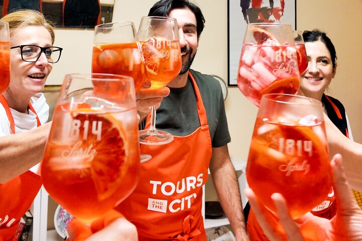 Bologna Local Pasta Cooking Class, Ragu, Spritz, Wine & Gelato