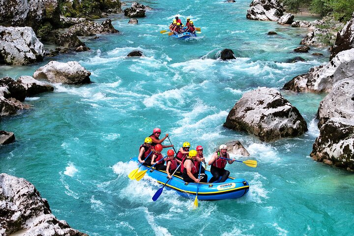 Soča River White Water Rafting in Bovec with Free Photos