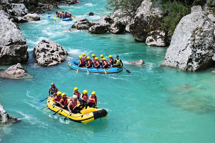 Soča River White Water Rafting in Bovec with Free Photos