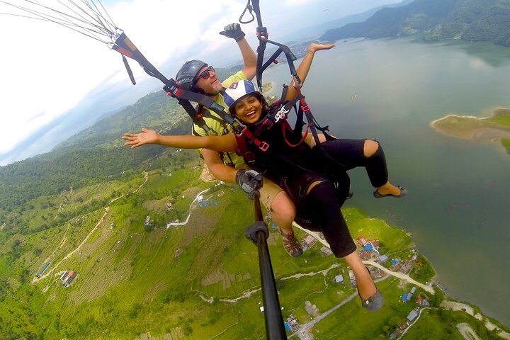 Paragliding Tandem Flight from Pokhara with Photos and Video