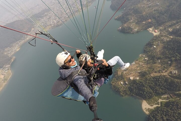 Paragliding Tandem Flight from Pokhara with Photos and Video