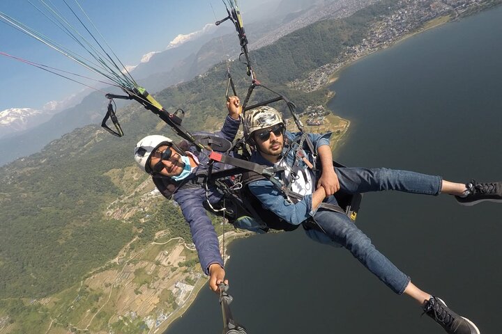 Paragliding Tandem Flight from Pokhara with Photos and Video